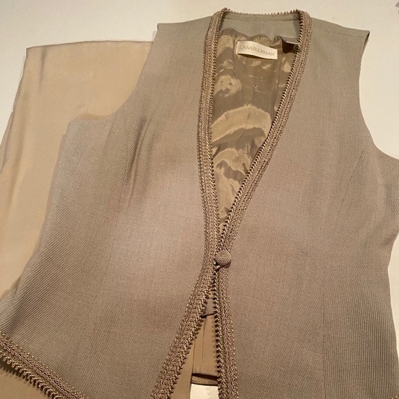 Vintage Dana Buchman vest pant suit - size 10 - Picture 1 of 5